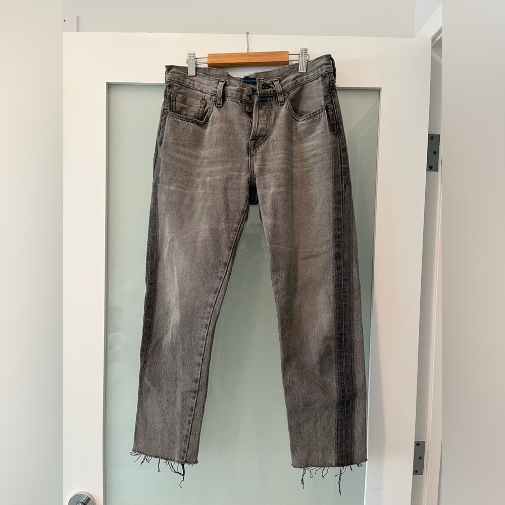 Levi’s 501T super rare charcoal grey with faded black sides